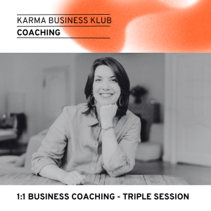 Ticket für Karma Business Klub 1:1 Business Coaching Triple Session
