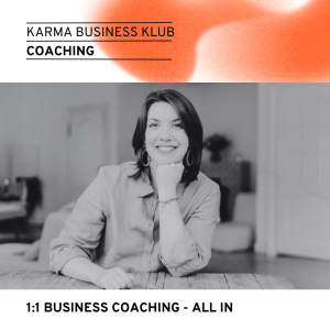 Ticket für Karma Business Klub 1:1 Business Coaching All-In